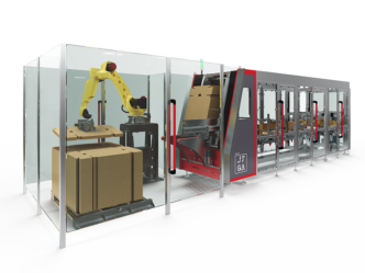 Automatic case blanks magazine loading
