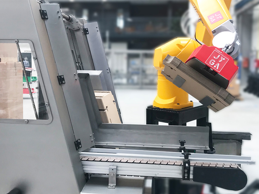 Automatic case magazine loading robot
