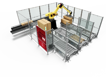 Automatic depalletiser
