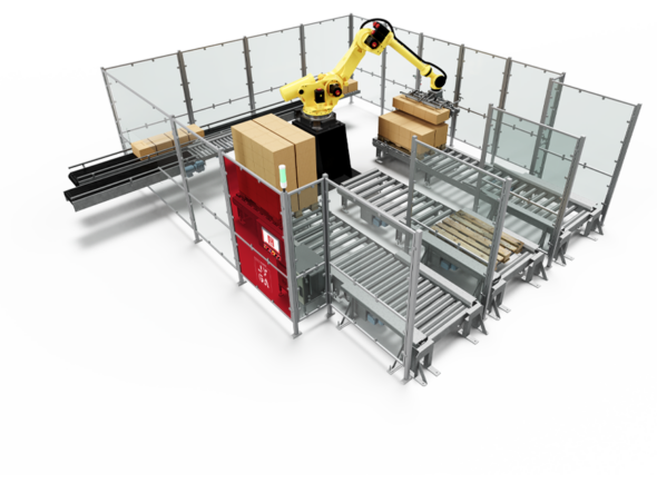 Automatic depalletiser