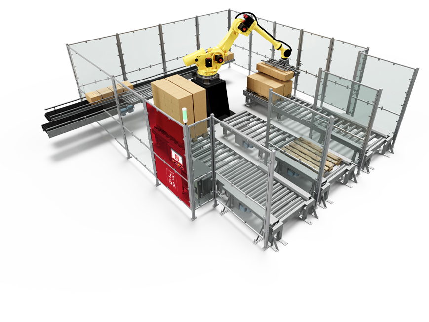 Automatic depalletiser