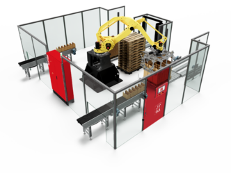 Automatic multi line palletiser