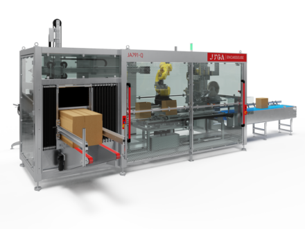 Automatic RSC top load case packer
