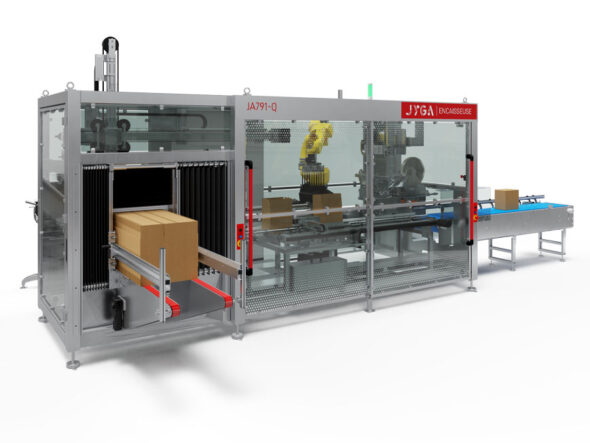 Automatic RSC top load case packer