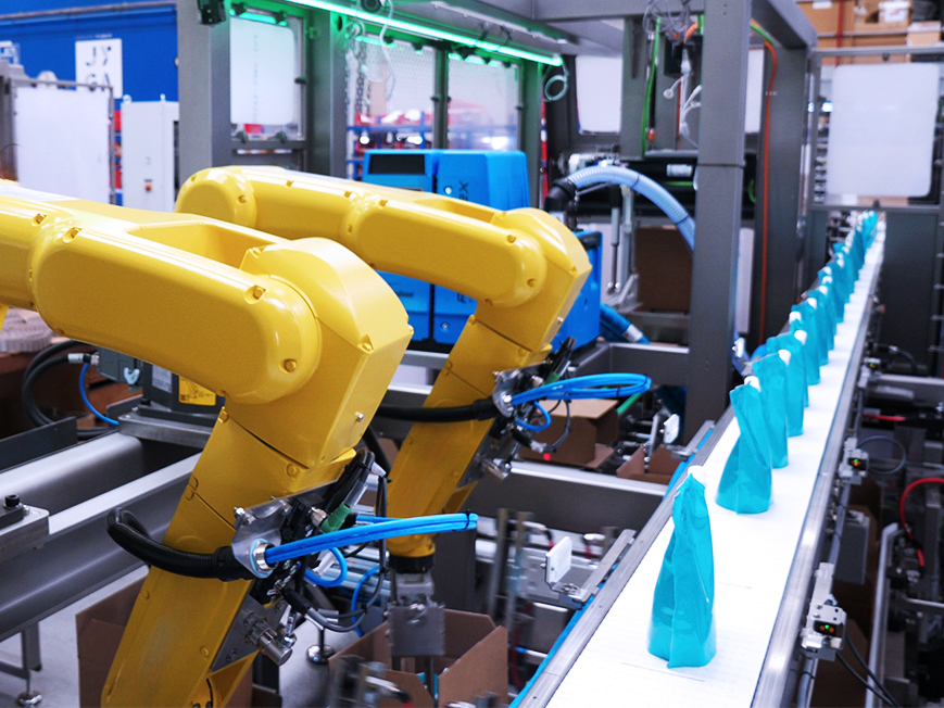 Automatic RSC top load case packer products