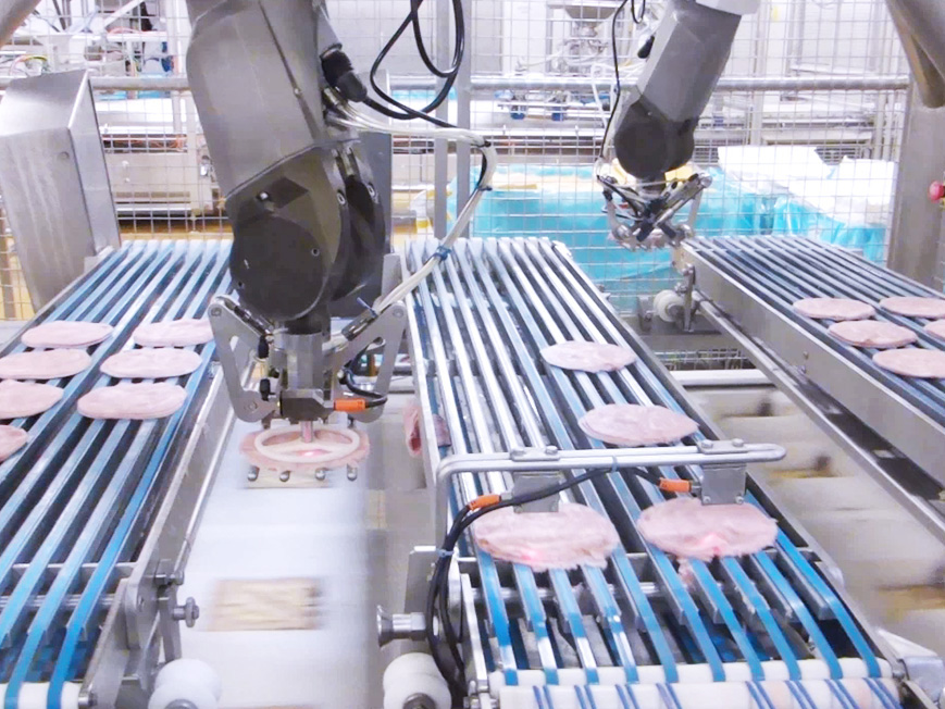 Automatic thermoformer loading system robots