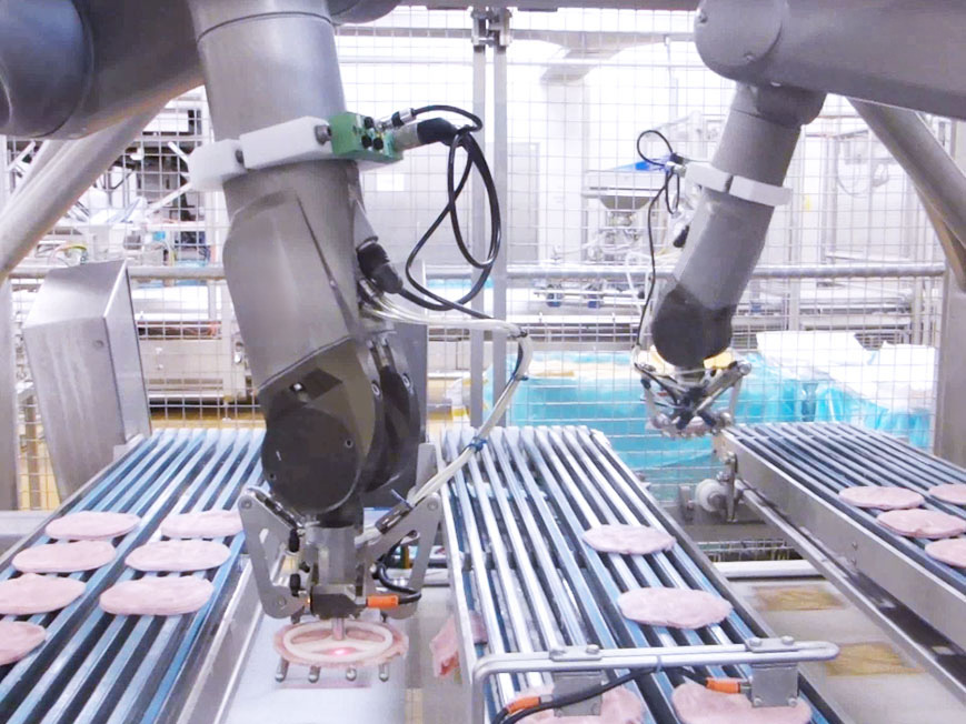 Automatic thermoformer loading system take product