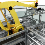 Automatic tray loader unloader inside view2