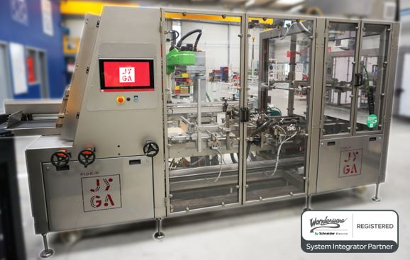 HMI on a JYGA case packer