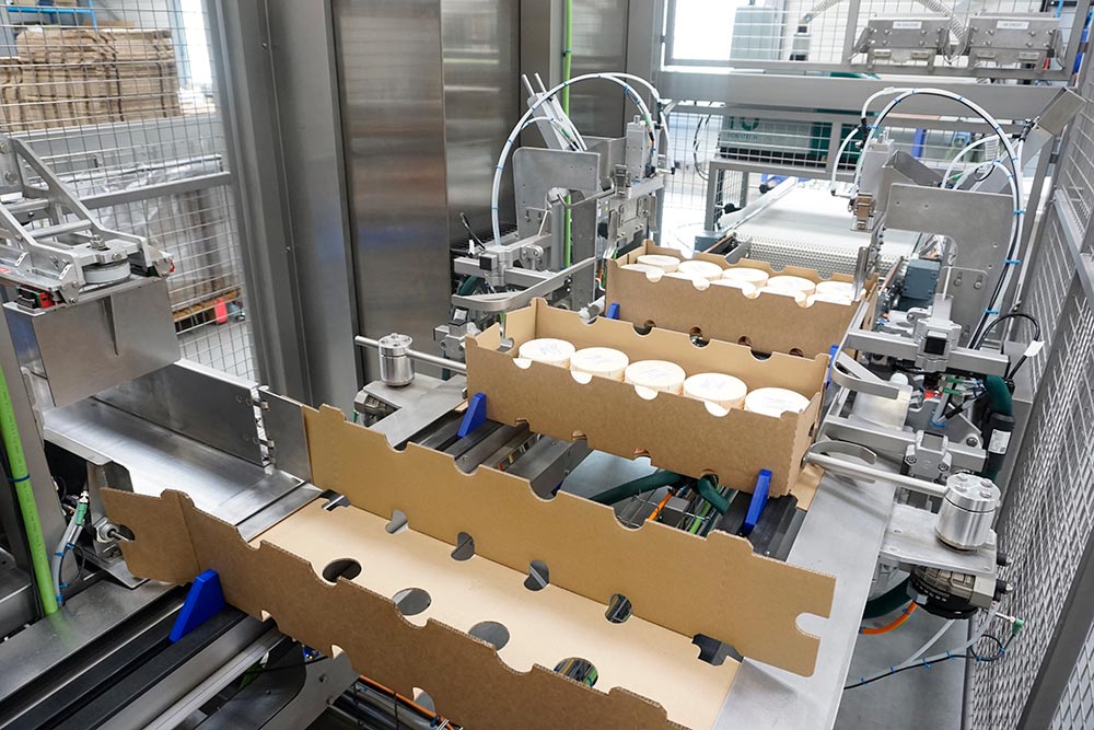 JYGA cheese case packing at Fromagerie Vaubernier