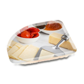 Thermoformed cheese trays