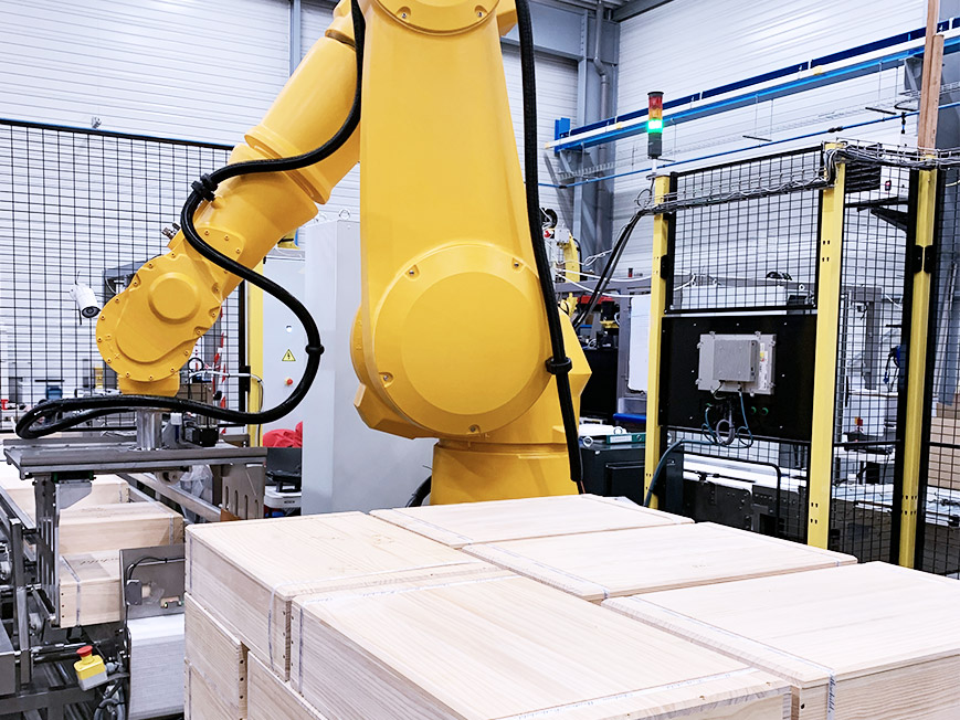 JYGA Pal'it One compact palletiser - inside view