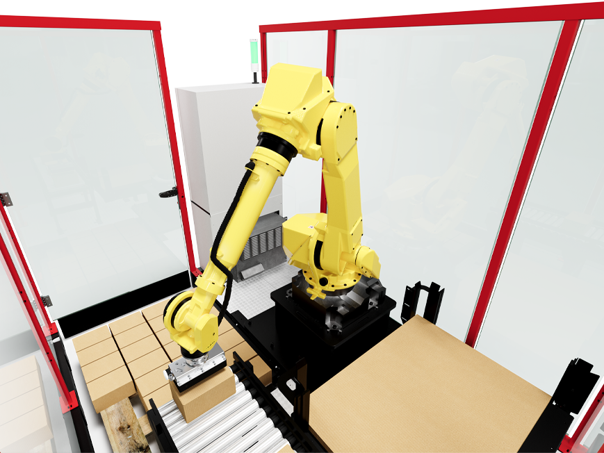 Compact palletiser PAL’IT view inside2