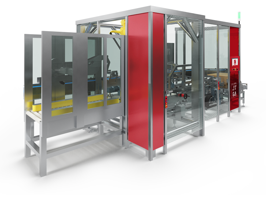 Delta robot case packer view2