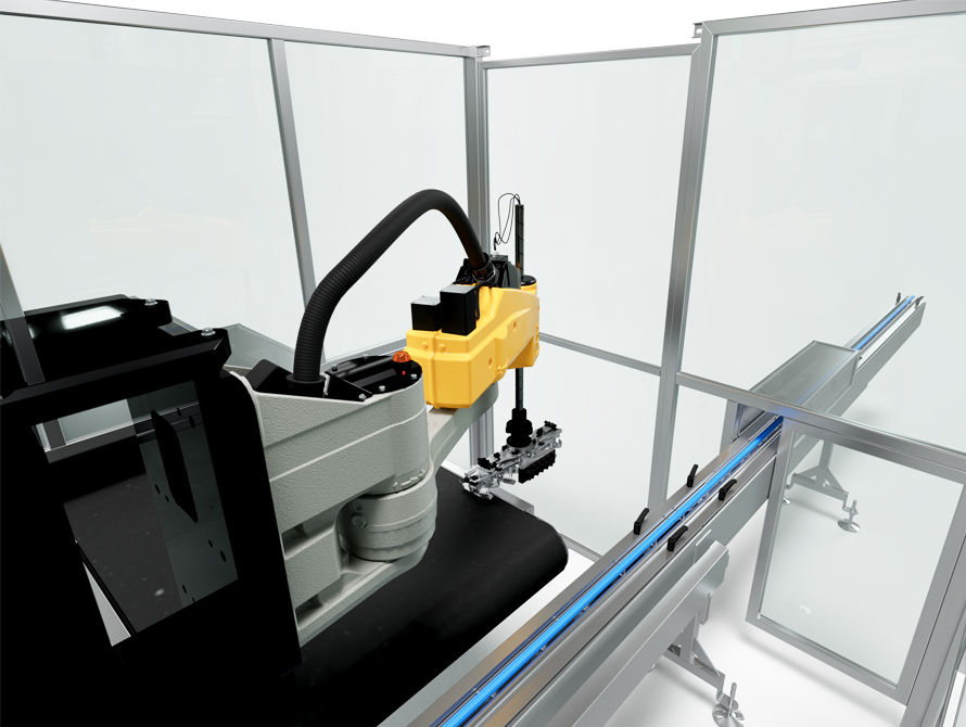 Flow pack machine loading system inside2
