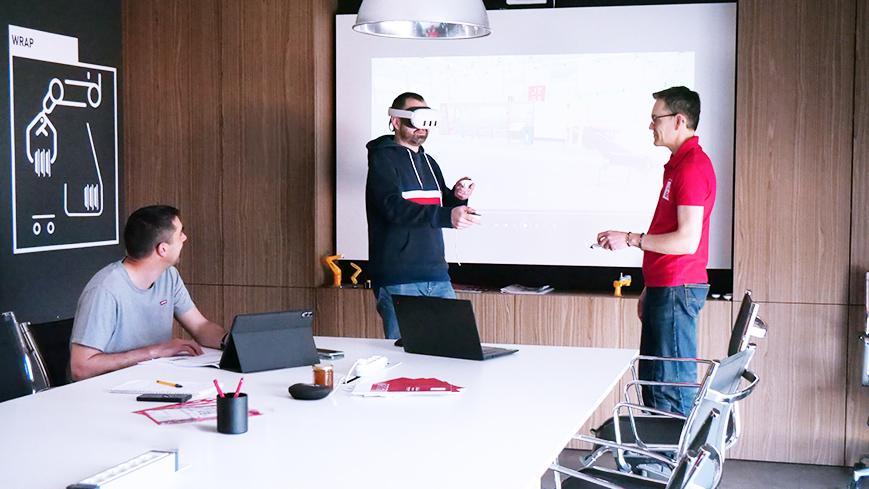 Virtual reality design review at JYGA