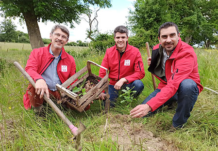 JYGA tree planting with Naudet