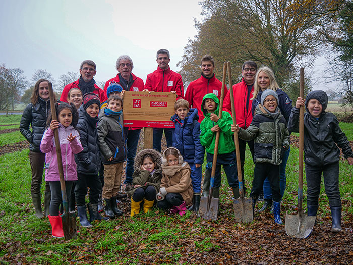 Tree planting for the Autumn Festival in Cholet